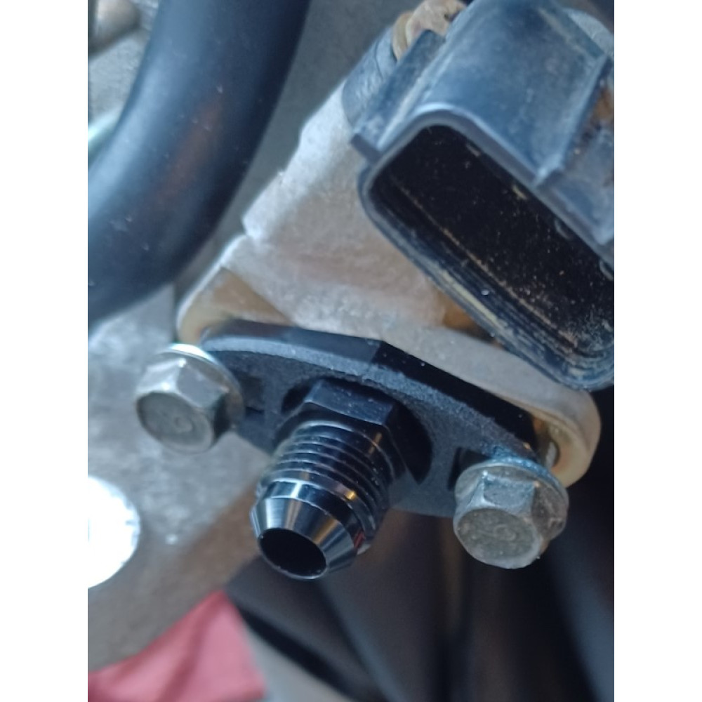 6 an Fuel Rail Adapter for aftermarket fuel pressure regulator or aftermarket lines 1993-1997 GT V6