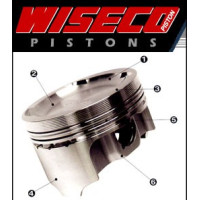 Wiseco 2.0 FS - 626/MX6 1993-97, 626 1998-03 (16V DOHC) Probe Base, SE Engine Piston Set