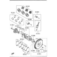 1993-1997 Ford Probe GT / Mazda Mx6 V6 Used Flywheel