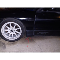 1993-1997 Ford Probe GT Replacement Fender skirt ground effect
