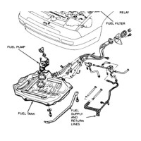 1st gen 1990-1992 Ford Probe Fuel Pump GT Fuel Pump assembly