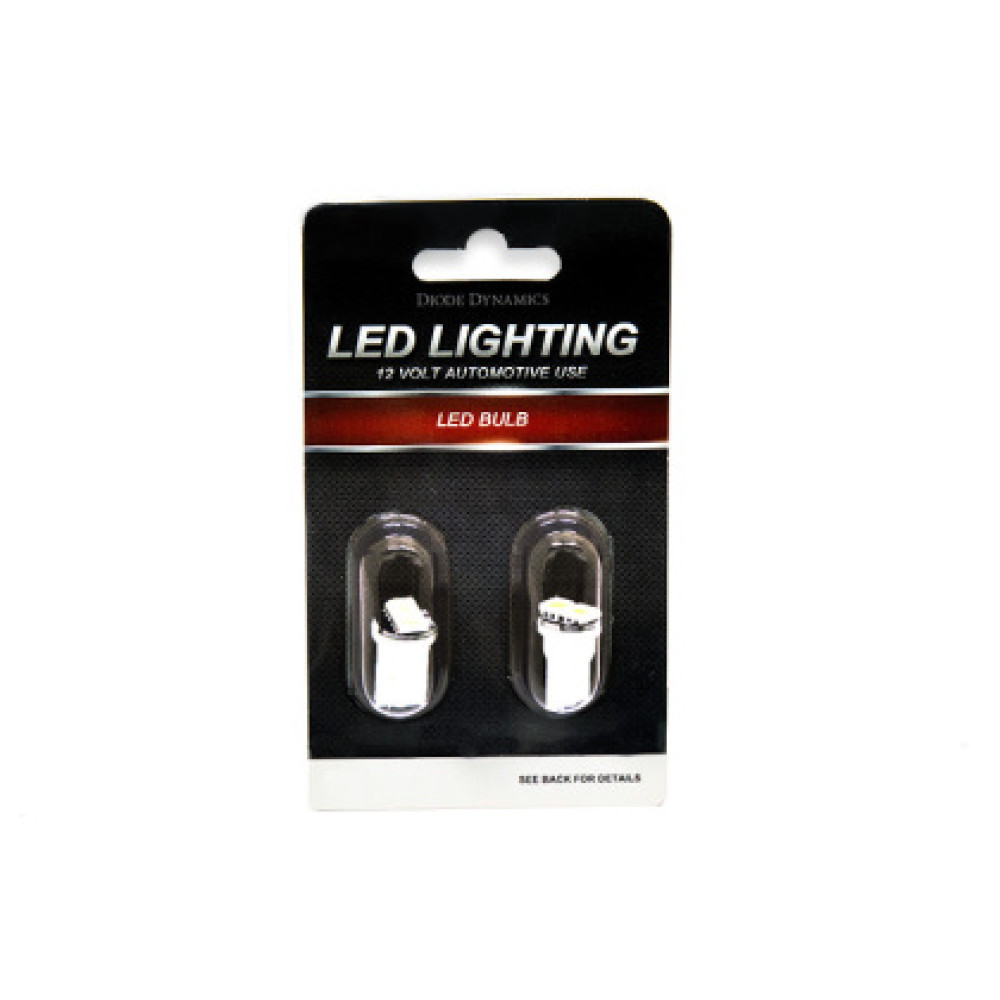 Diode Dynamics 194 LED Bulb SMD2 LED - Cool - White (Pair) Side Marker Diode Dynamics 194 LED Bulb SMD2 LED - Cool - White (Pair) Side Marker